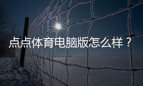 点点体育电脑版怎么样?安装使用评测、功能亮点与优缺点全面解析