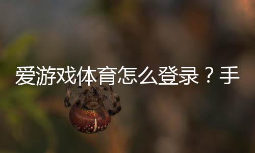 爱游戏体育怎么登录？手机与电脑快速登录步骤+常见问题解决指南