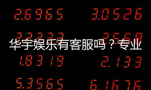 华宇娱乐有客服吗?专业客服团队24小时在线解答