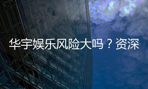 华宇娱乐风险大吗？资深玩家解析平台安全性与风险控制