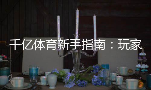 千亿体育新手指南：玩家必读