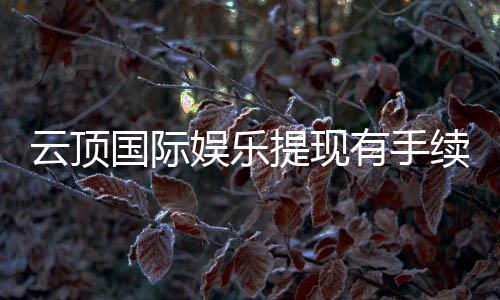 云顶国际娱乐提现有手续费吗?手续费标准及到账时间详解