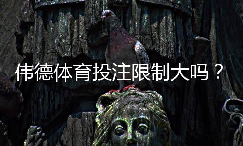 伟德体育投注限制大吗？新手必看：开户、投注限额与提款限制全解析