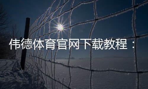伟德体育官网下载教程:官方下载app下载与安卓苹果安装步骤详解