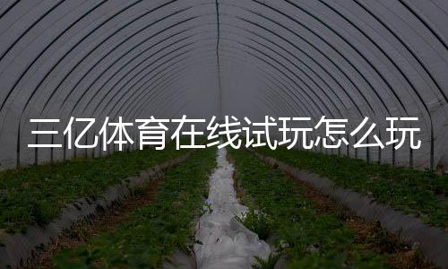 三亿体育在线试玩怎么玩？新手注册、体验金领取与玩法实操攻略