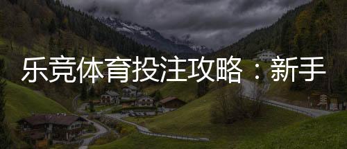 乐竞体育投注攻略:新手入门、玩法规则与实战盈利技巧详解