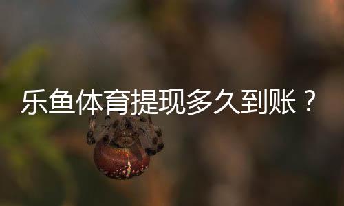 乐鱼体育提现多久到账?最快到账时间、影响因素与常见解决办法