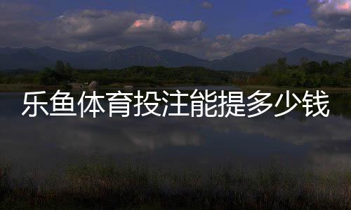 乐鱼体育投注能提多少钱？最新提现额度、手续费与到账时间全面解析