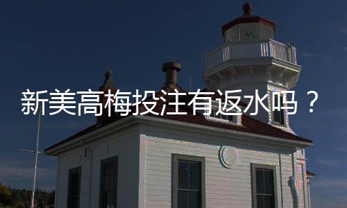 新美高梅投注有返水吗？揭秘返水政策与实战技巧