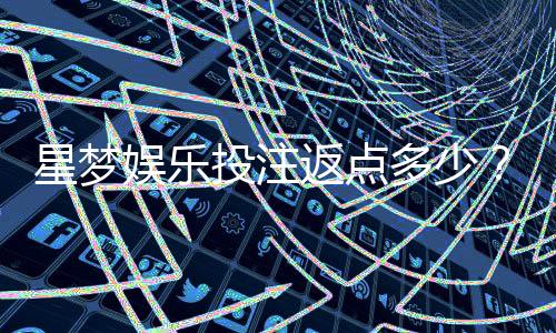 星梦娱乐投注返点多少？揭秘高返水福利与实战技巧