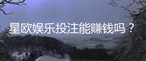星欧娱乐投注能赚钱吗？揭秘真实盈利技巧与风险把控