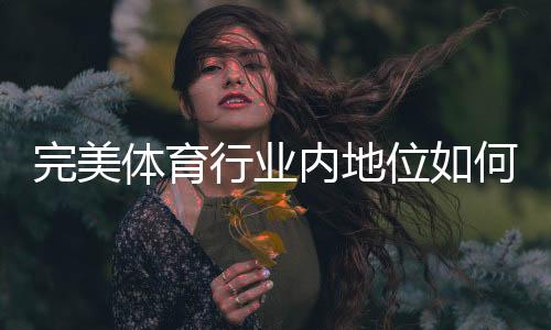 完美体育行业内地位如何？一文看懂市场排名、竞争优势与发展前景