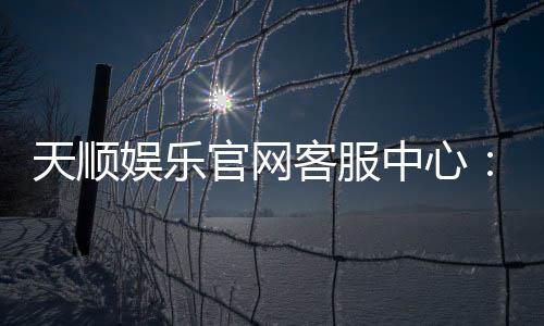 天顺娱乐官网客服中心:专业服务与高效解决方案指南
