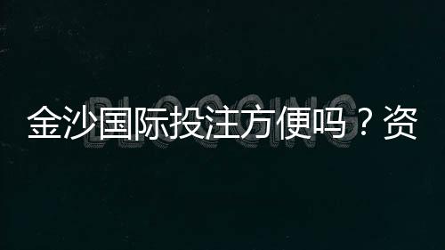 金沙国际投注方便吗？资深玩家分享真实体验与技巧