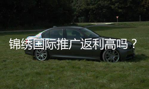 锦绣国际推广返利高吗？带你揭开真相