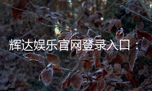 辉达娱乐官网登录入口：畅享顶级棋牌电游的尊贵体验