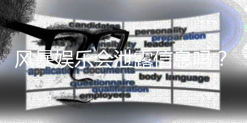 风暴娱乐会泄露信息吗?深度解析平台安全性与隐私保护措施