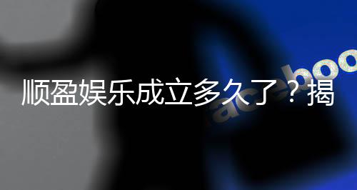 顺盈娱乐成立多久了？揭秘平台发展历程与玩家真实体验