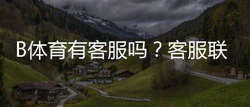 B体育有客服吗?客服联系方式、服务时间与问题处理全解析