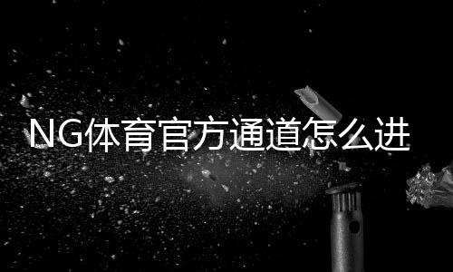 NG体育官方通道怎么进?官网入口、注册登录与安全识别全攻略