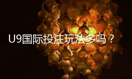 U9国际投注玩法多吗？玩法种类、规则与新手投注技巧