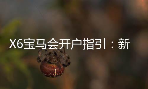 X6宝马会开户指引:新手必看的注册流程与技巧分享