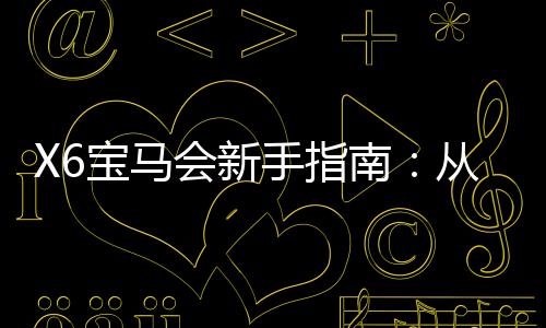 X6宝马会新手指南:从注册到实战的完整攻略